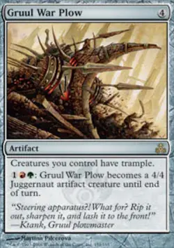 Gruul War Plow - Medium Play MTG Guildpact - Image 1