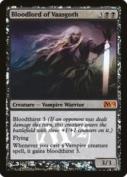 Bloodlord of Vaasgoth -Foil Light Play MTG Promos: Prerelease Cards - Image 1