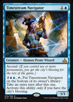 Timestream Navigator -Foil Near Mint MTG Rivals of Ixalan - Image 1