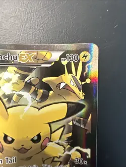 Pikachu EX (XY124/XY) Pokemon Promo - Holo Rare - NM - Image 3