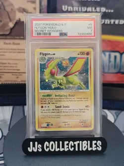 2007 Pokemon Flygon Holo 5/132 Secret Wonders PSA 7 CGC BGS SWIRL - Image 1