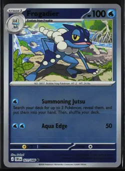 Frogadier - ME04: Chaos Rising 021/086 - Pokemon TCG - Common Reverse Holo - Image 1