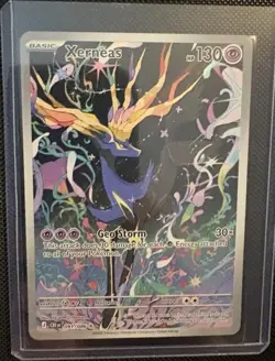 The Pokemon Company Pokemon TCG Xerneas Full Art Holo Illus Rare 091/086 130 HP - Image 1