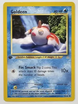 Goldeen 45/64 1st Edition Neo Revelation 2001 Pokemon - Image 1