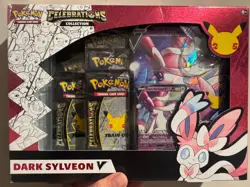 Factory‑Sealed Pokemon TCG 2021 Celebrations Dark Sylveon V Collection Box - Image 1