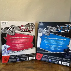 2 Pokemon TCG SV10.5 Black Bolt & White Flare Binder Collection Box Sealed New - Image 2