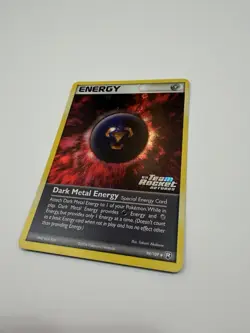 Pokemon TCG Dark Metal Energy 94/109 EX Team Rocket Returns Reverse Holo - Image 2
