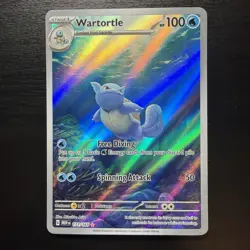 Pokemon Wartortle 171/165 Holo Illustration Rare Scarlet & Violet 151 - Image 1