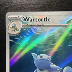 Pokemon Wartortle 171/165 Holo Illustration Rare Scarlet & Violet 151 - Image 5