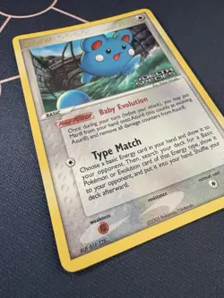 Azurill 20/113 Pokemon 2005 EX Delta Species Reverse Holo Stamped LP - Image 4