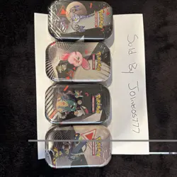 Pokemon TCG:Scarlet & Violet 10.5-Black Bolt & White Flare-Unova Mini Tins (4) - Image 1