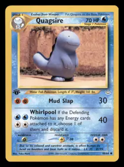 Quagsire 48/64 1st Edition Neo Revelation 2001 Pokemon - Image 1