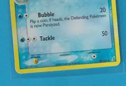 Pokemon Crystal Guardians "Wartortle" 42/100 Reverse Holo X1 - Image 3