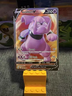 Granbull V (Full Art) 159/172 Ultra Rare Brilliant Stars Pokemon TCG - Image 1