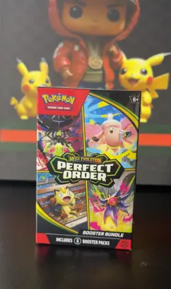 Pokemon TCG: Mega Evolution-Perfect Order Booster Bundle (6 Packs) New Sealed - Image 1