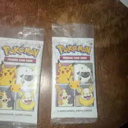 Pokemon TCG GENERAL MILLS 25th Anniversary 3 Card Packs Promo Lot of 3 Sealed - Image 3
