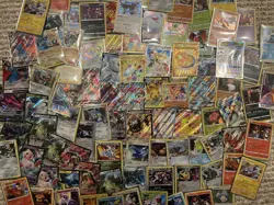 Pokemon Card Lot 100 OFFICIAL Cards Ultra Rare Included - GX/EX/V/MEGA + HOLOS! - Image 1