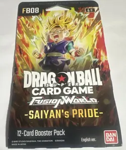 Bandai Dragon Ball Card Game Fusion World Saiyan's Pride Booster 12 English - Image 1