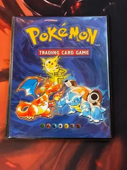 Pokemon 1999 Official Trading Card Game Nintendo WOTC Vintage Binder Only - Image 1
