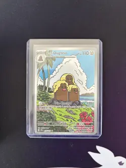 Pokemon Alolan Dugtrio Card 208/191 Illustration Rare, Surging Sparks - NM - Image 1