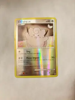Diamond and Pearl #77/130 Clefairy 2007 Pokemon TCG Reverse Holo Card - Image 1
