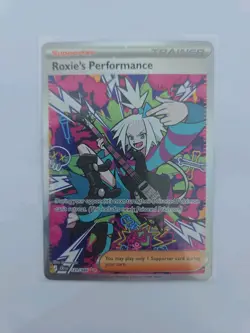 Roxie’s Performance SIR 121/086 Chaos Rising Pokemon Card - Image 1