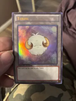 Yu-Gi-Oh Card - LC04-EN008 - WHITE LAMB TOKEN (ultra rare holo) - NM - Image 1