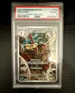 Kingambit 130 Sv: Scarlet & Violet Promo Cards Holo Black Star 2025 - Image 1