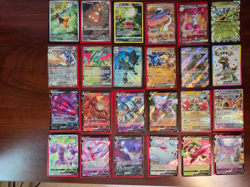 Pokemon Hits 24-Card Lot (FA, IR, EX and V) NM - Image 1