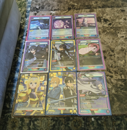 Union Arena Swort Art Online 132 Card Lot U/C/R/SR/ 2 Alt Art's/ 1 Action Point - Image 1