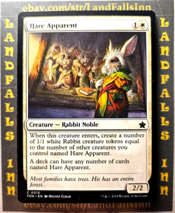 MTG Hare Apparent [FDN] Normal NM - Image 1