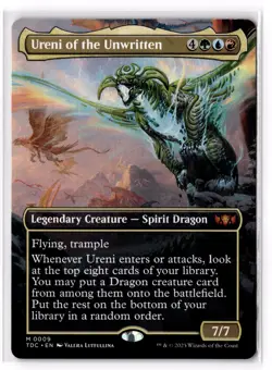 Ureni of the Unwritten (Borderless) 9 Commander: Tarkir: Dragonstorm NM - Image 1