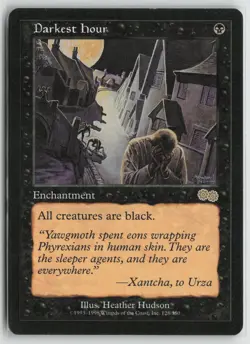 Darkest Hour Lightly Played 128 Urza's Saga Magic: The Gathering - Image 1