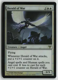 Herald of War Lightly Played Foil 24 Avacyn Restored MTG - Image 1