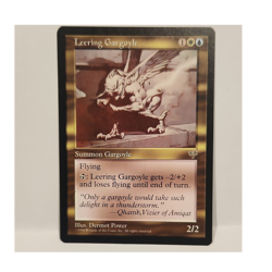 Magic: The Gathering Leering Gargoyle Summon Gargoyle Mirage White Uncommon - Image 1