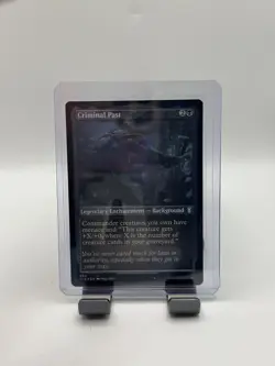 MTG,Criminal Past $3 ORDER MIN FOIL ETCHED 494 Battle for Baldur's Gate - Image 1