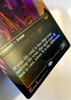 MTG Shadow of Mortality BORDERLESS FOIL Streets of New Capenna 287 NM - Image 2