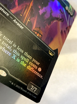 MTG Shadow of Mortality BORDERLESS FOIL Streets of New Capenna 287 NM - Image 3