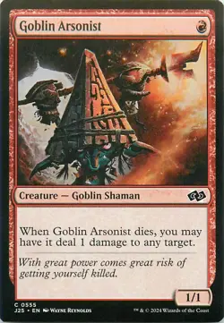 Goblin Arsonist - C555 - MTG - Jumpstart Foundations (J25) - Image 1