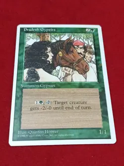 MTG Pradesh "Gypsies" 4th Edition Magic The Gathering Common LIGHTLY PLAYED - Image 1