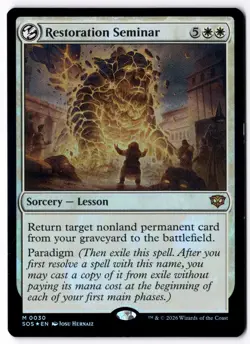 Restoration Seminar SOS 30 Magic: The Gathering Foil Mythic NM - Image 1