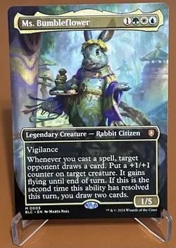 Ms. Bumbleflower (Borderless) Commander: Bloomburrow Regular - Image 1