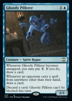 Mint/Near-Mint, French - 4 x MTG Ghostly Pilferer Commander: Streets of New Cape - Image 1
