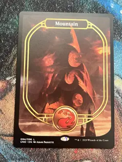 MTG Land - Full Art Mountain (UND) - great condition - Unsanctioned - MTG Single - Image 1