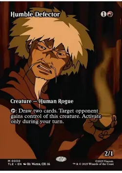 Mtg. Humble Defector. Borderless. Avatar: The Last Airbender. Pack Fresh - Image 1