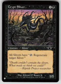 Crypt Sliver Common The List Reprints 63/145 MTG Near Mint 2020 - Image 1