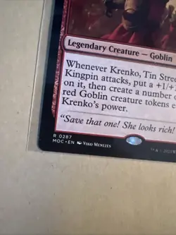 MTG Krenko, Tin Street Kingpin MOC 0287 R NM Regular - Image 3