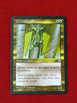 Stronghold Crystalline Sliver Uncommon Magic The Gathering - Image 1