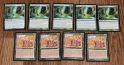 5x Summoning Trap & 4x Game Preserve Rare Green Magic The Gathering MTG - Image 2