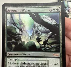 Arrogant Wurm x2 *FOIL* MTG FNM Promo DCI 2x Magic Very Good Moderate Play VG MP - Image 3